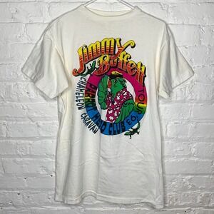 Vintage Jimmy Buffet Parrot Head Club 93 Tour‎ Shirt Chameleon Caravan OSFA